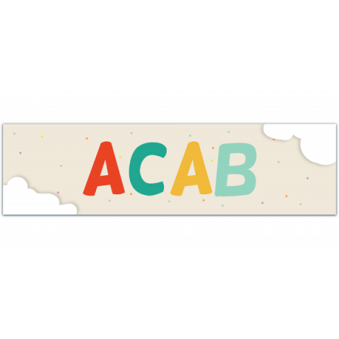 ACAB - Bumper Sticker/Window Decal/Vinyl Sticker [00579]