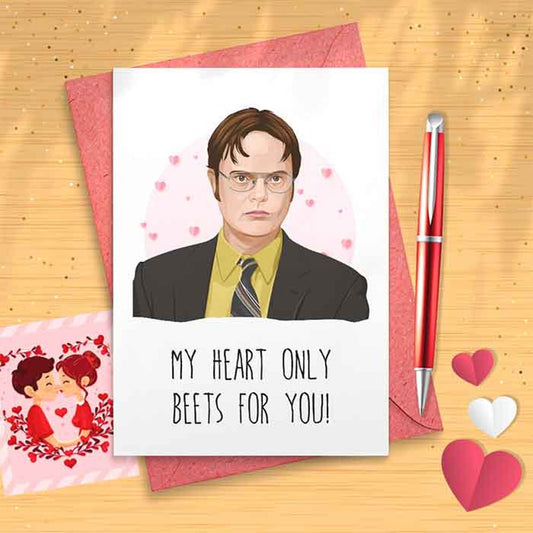 Dwight Father's Day, Card for Husband, Valentine Card, Funny Greeting Card, Love You Card, Gift for Husband [00414]