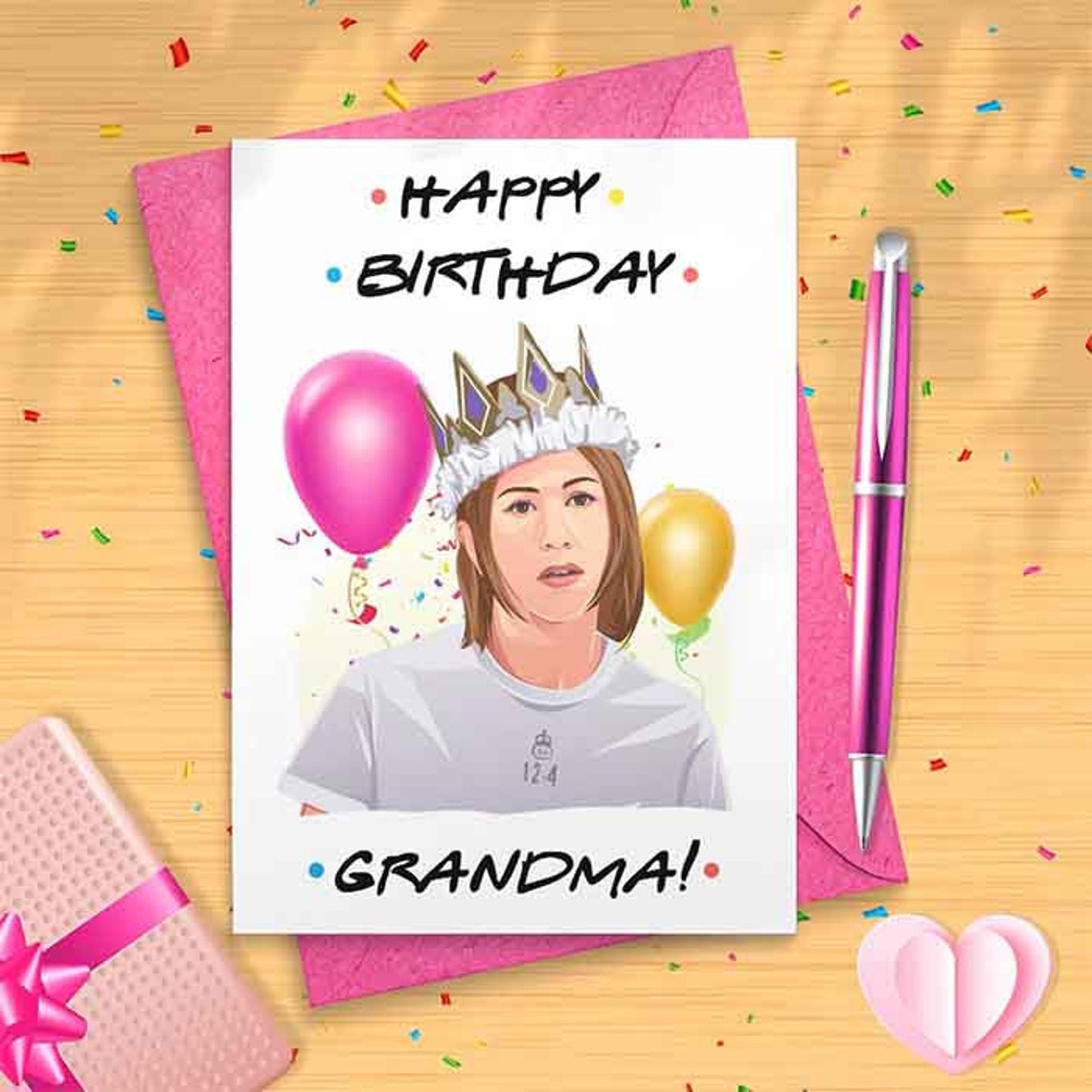 Rachel Birthday Card - Happy Birthday Grandma, Funny Birthday, Birthday Card, Happy Birthday, Birthday Humor [00158]