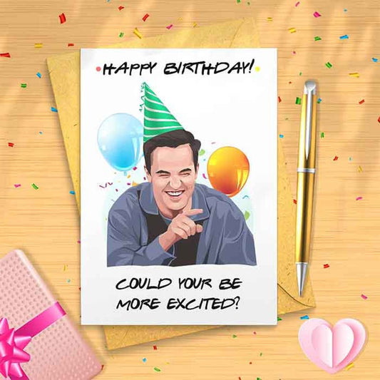 Funny Chandler Birthday Card - Funny Birthday, Birthday Card, Happy Birthday, Birthday Humor [01337]