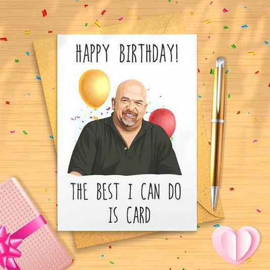 Funny Birthday Card - Rick Harrison, , Las Vegas, Corey Chumlee, Pawn Shop, For Him, Husband Gift, Cheap [00655]